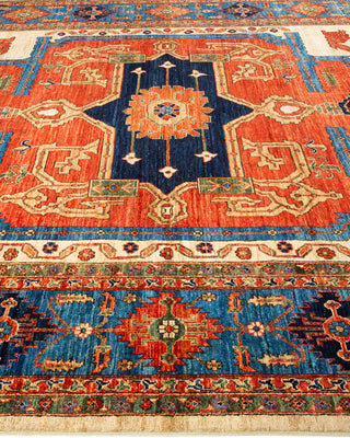 Serapi Hand Knotted Ivory Area Rug 8' 2" x 10' 4"