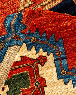 Serapi Hand Knotted Ivory Area Rug 8' 2" x 10' 4"