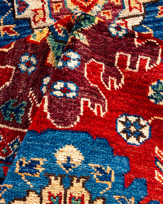 Serapi Hand Knotted Orange Area Rug 5' 9" x 7' 10"