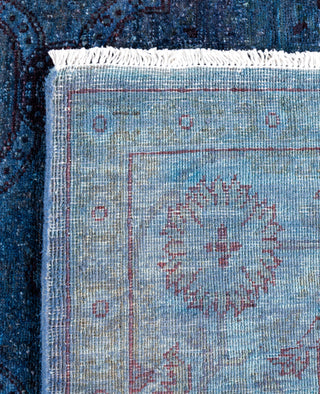 Fine Vibrance, One-of-a-Kind Hand-Knotted Area Rug  - Navy, 5' 10" x 8' 1"