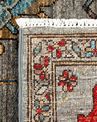 Serapi Hand Knotted Gray Area Rug 6' 3" x 9' 0"