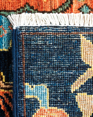 Serapi Hand Knotted Blue Runner 2' 7" x 10' 2"