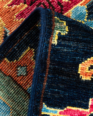 Serapi Hand Knotted Blue Runner 2' 7" x 10' 2"