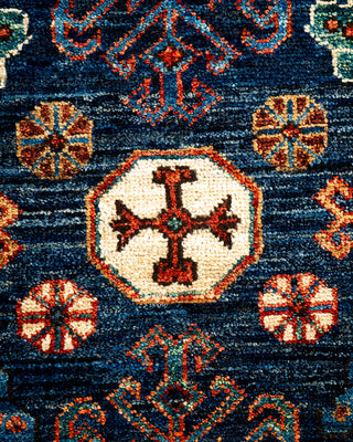 Serapi Hand Knotted Blue Runner 2' 7" x 11' 8"