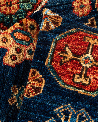 Serapi Hand Knotted Blue Runner 2' 7" x 11' 8"