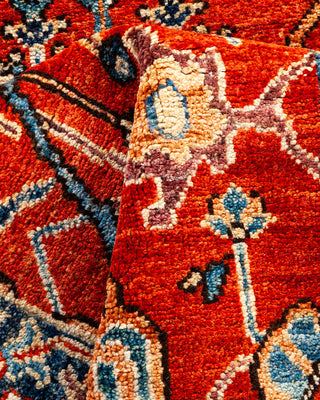 Serapi Hand Knotted Orange Runner 2' 7" x 9' 4"