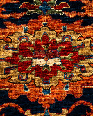 Traditional Serapi Orange Area Rug 8' 10" x 12' 0"