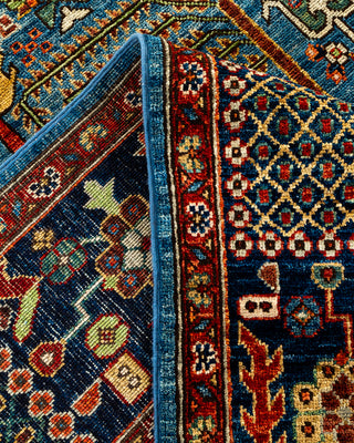 Traditional Serapi Blue Area Rug 9' 1" x 12' 2"