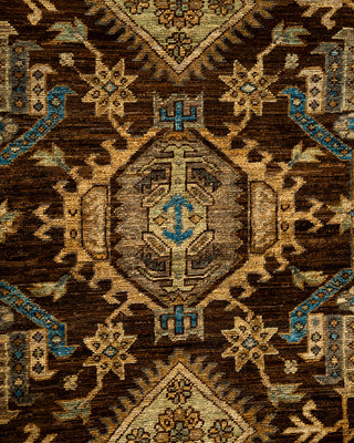 Traditional Serapi Brown Area Rug 8' 8" x 11' 9"