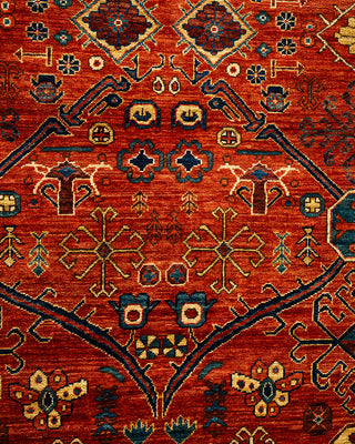 Traditional Serapi Red Area Rug 8' 2" x 9' 9"