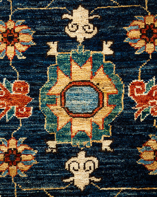Traditional Serapi Blue Area Rug 8' 1" x 9' 11"