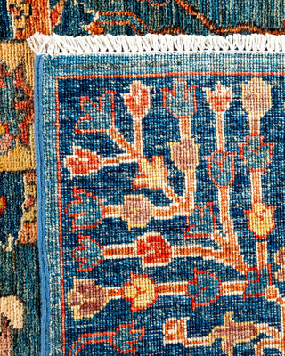 Traditional Serapi Blue Area Rug 8' 4" x 9' 10"