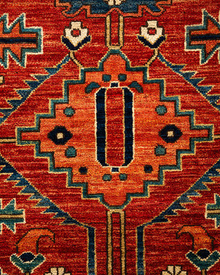 Traditional Serapi Red Area Rug 7' 11" x 11' 9"