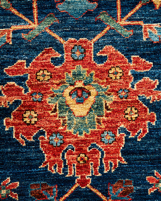 Traditional Serapi Blue Area Rug 8' 2" x 9' 10"