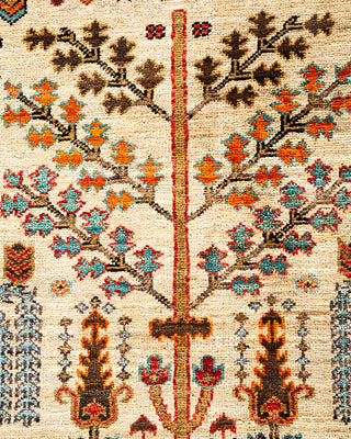 Traditional Serapi Ivory Area Rug 8' 3" x 9' 9"