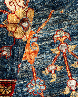 Traditional Serapi Blue Area Rug 8' 2" x 10' 4"