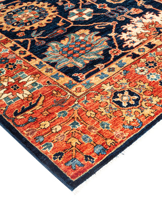 Traditional Serapi Blue Area Rug 8' 1" x 10' 3"