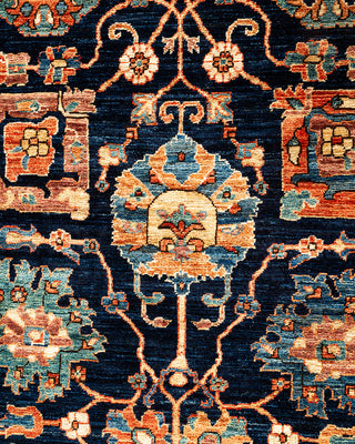 Traditional Serapi Blue Area Rug 8' 1" x 10' 3"