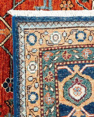 Traditional Serapi Orange Area Rug 8' 1" x 10' 1"