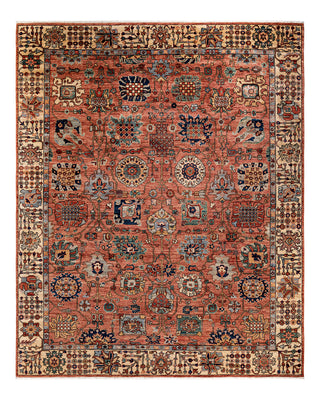 Traditional Serapi Orange Area Rug 8' 3" x 10' 1"