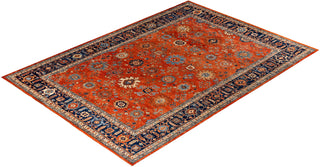 Traditional Serapi Wool Hand Knotted Red Area Rug 9' 10" x 13' 10"