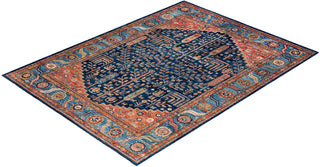 Traditional Serapi Wool Hand Knotted Blue Area Rug 9' 0" x 11' 11"