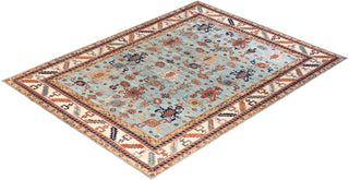 Traditional Serapi Wool Hand Knotted Blue Area Rug 9' 3" x 11' 8"