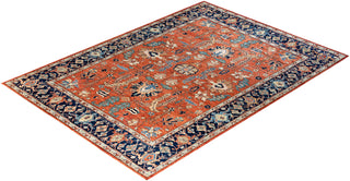 Traditional Serapi Wool Hand Knotted Red Area Rug 9' 0" x 12' 2"