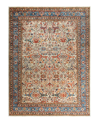 Traditional Serapi Wool Hand Knotted Gray Area Rug 8' 10" x 11' 10"