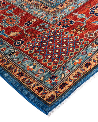 Traditional Serapi Wool Hand Knotted Blue Area Rug 9' 8" x 13' 10"