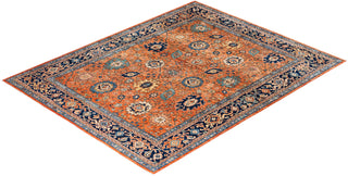 Traditional Serapi Wool Hand Knotted Orange Area Rug 8' 0" x 9' 10"