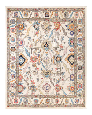 Traditional Serapi Wool Hand Knotted Ivory Area Rug 8' 0" x 10' 1"