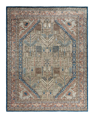 Traditional Serapi Wool Hand Knotted Brown Area Rug 7' 11" x 10' 1"