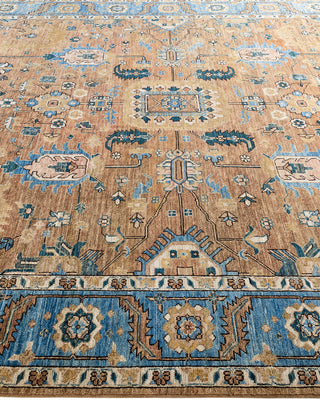 Traditional Serapi Wool Hand Knotted Brown Area Rug 7' 11" x 9' 10"