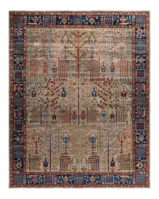 Traditional Serapi Wool Hand Knotted Brown Area Rug 8' 2" x 10' 3"