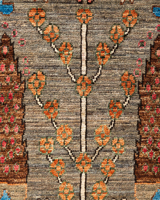 Traditional Serapi Wool Hand Knotted Brown Area Rug 8' 1" x 9' 9"