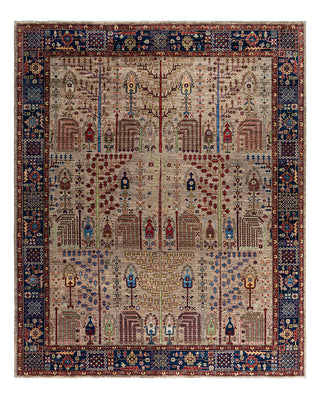 Traditional Serapi Wool Hand Knotted Brown Area Rug 8' 2" x 9' 11"