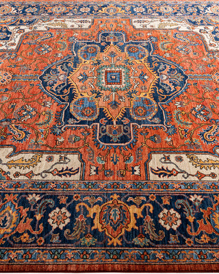 Traditional Hand-Knotted Serapi Red Area Rug 8' 1" x 10' 3"