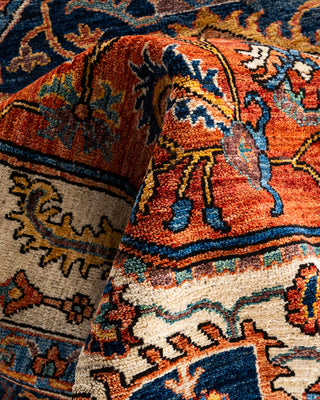 Traditional Hand-Knotted Serapi Red Area Rug 8' 1" x 10' 3"