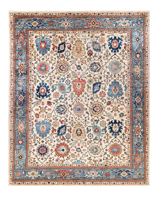 Traditional Serapi Wool Hand Knotted Beige Area Rug 8' 2" x 9' 10"