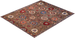 Traditional Serapi Wool Hand Knotted Brown Area Rug 8' 3" x 9' 10"