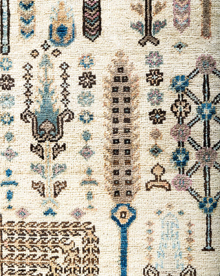 Traditional Hand-Knotted Serapi Blue Area Rug 7' 9" x 9' 7"