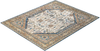 Traditional Hand-Knotted Serapi Blue Area Rug 7' 9" x 9' 7"