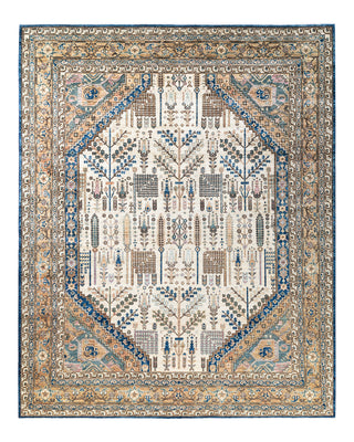 Traditional Serapi Wool Hand Knotted Blue Area Rug 7' 9" x 9' 7"