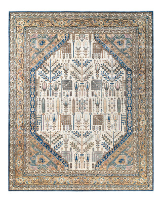 Traditional Serapi Wool Hand Knotted Blue Area Rug 7' 9" x 9' 7"