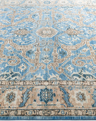 Traditional Serapi Wool Hand Knotted Blue Area Rug 8' 2" x 10' 1"