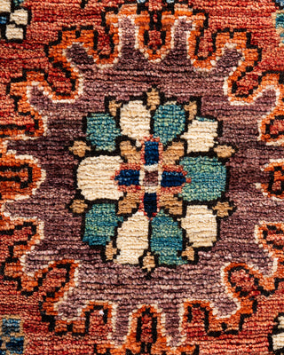 Traditional Hand-Knotted Serapi Red Area Rug 6' 5" x 9' 3"