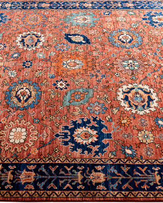 Traditional Hand-Knotted Serapi Red Area Rug 6' 5" x 9' 3"