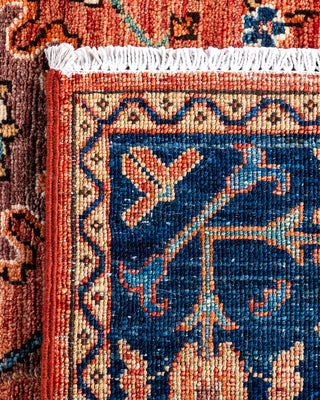 Traditional Hand-Knotted Serapi Red Area Rug 6' 5" x 9' 3"