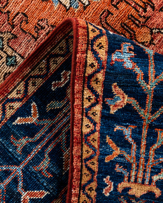 Traditional Hand-Knotted Serapi Red Area Rug 6' 5" x 9' 3"